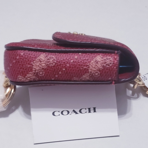 COACH Bag Charm With Horse And Carriage Print - Picture 11 of 11